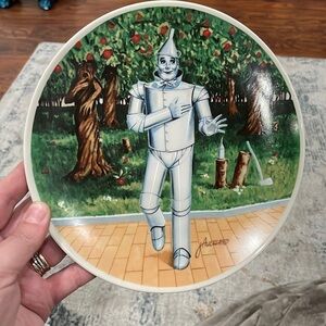 Knowles Wizard‎ of Oz “Tin Man” Collector Plate | Limited Edition | #08367B
